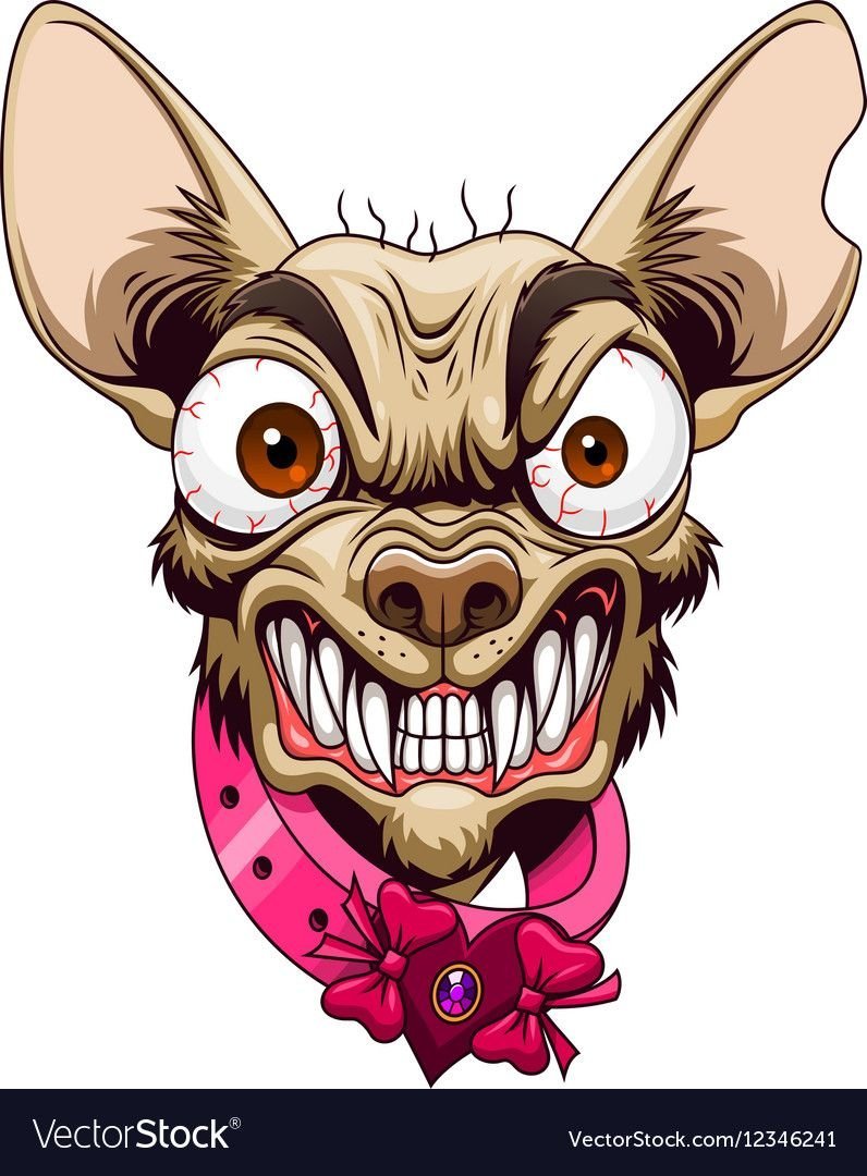 Злая собака мультяшка