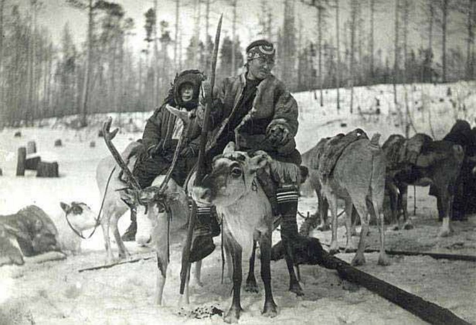 Племена эвенков в Сибири 17 век