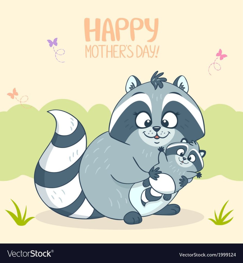 Енотик с мамой