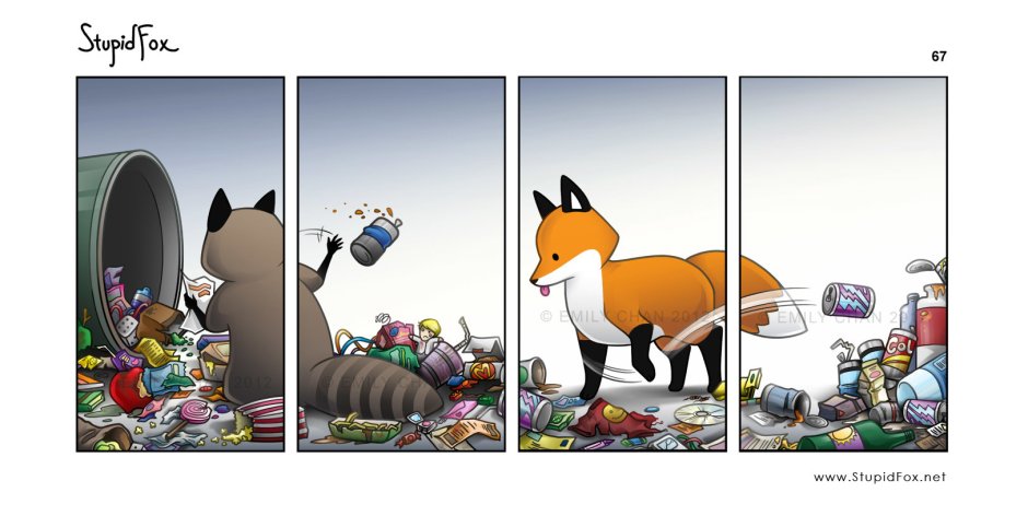 Stupid Fox комикс