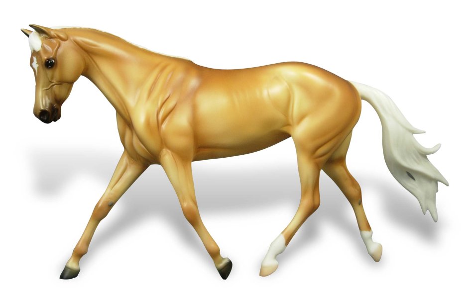 Лошадь Морган Паломино Breyer масштаб