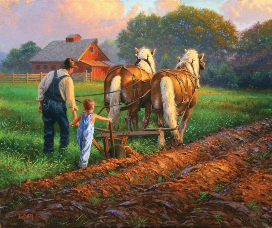 Художник Марк Китли картины лошади