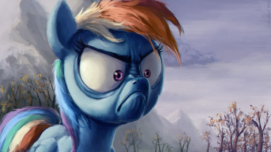 My little Pony Радуга Дэш арт