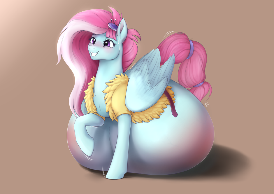 Hyper pregnant Pony
