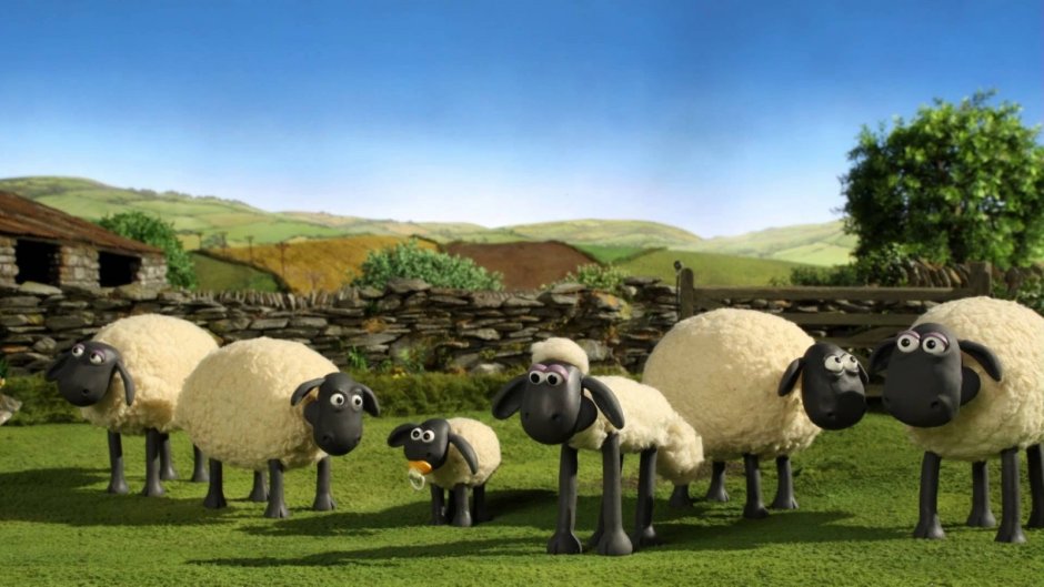 Овечка Шон Shaun the Sheep Wallpaper