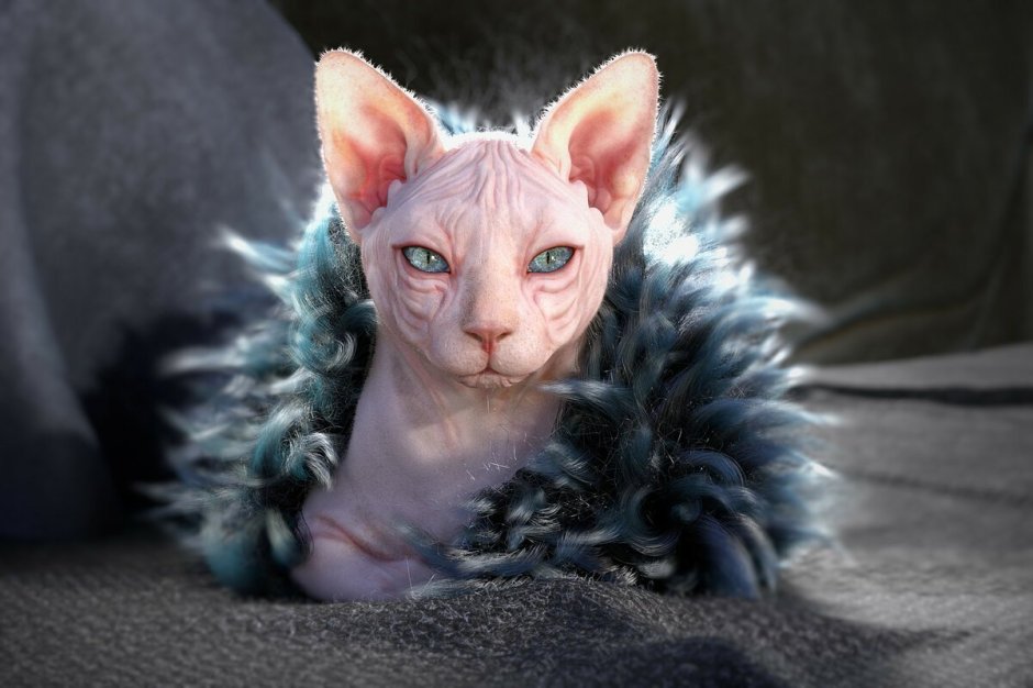 Дальневосточный сфинкс кот