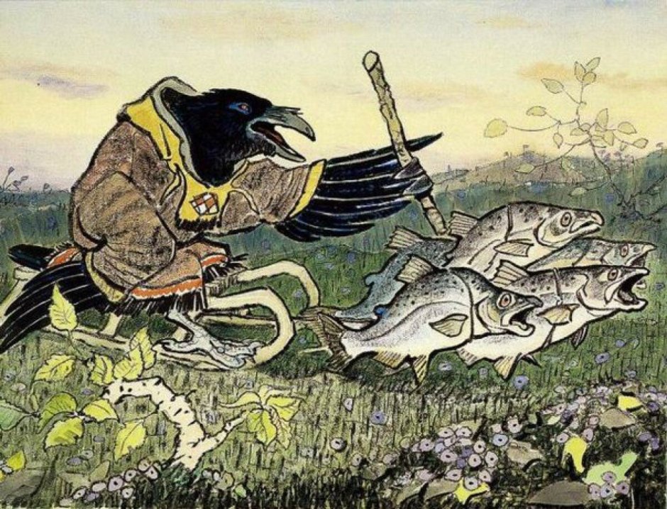 Камчатский ворон Кутх