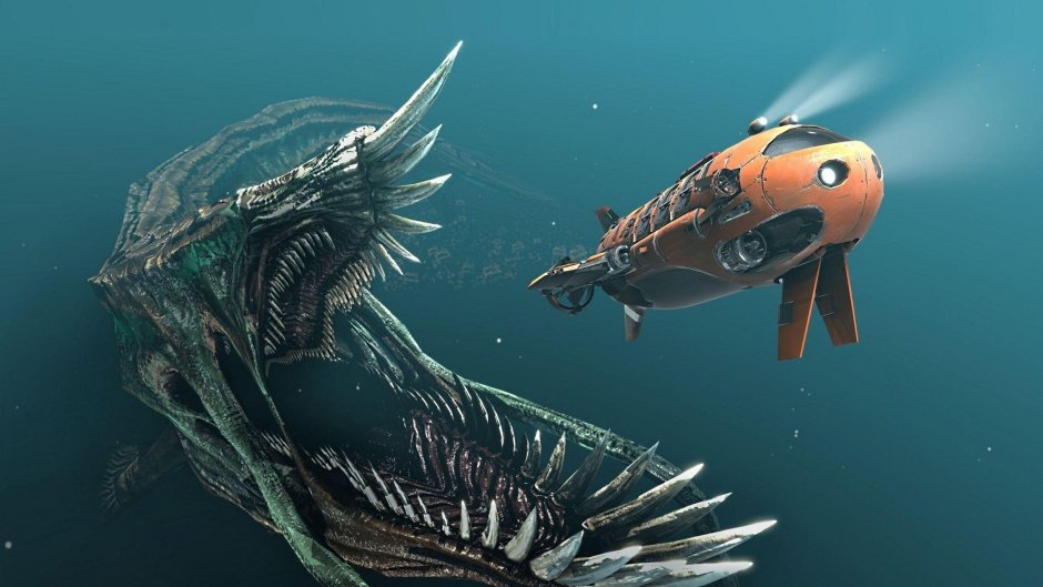 Морские монстры Subnautica